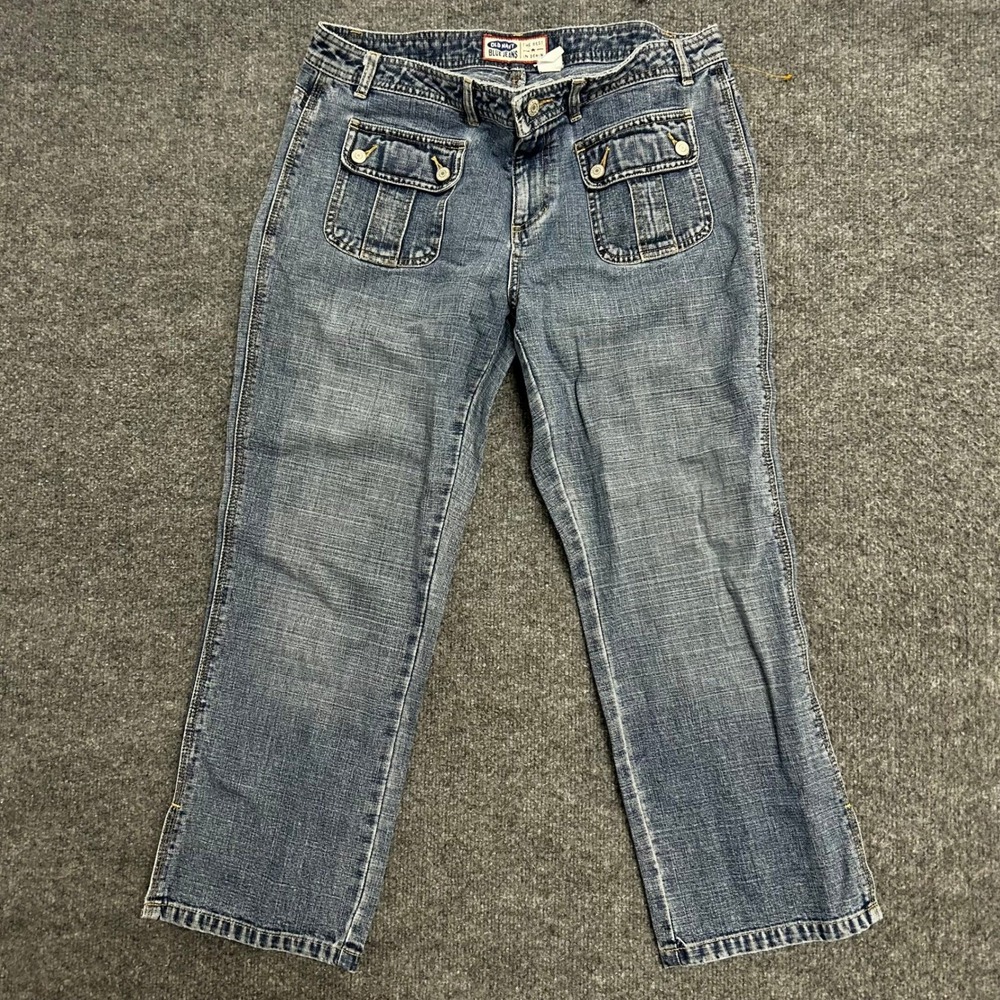 Old Navy Jeans Womens Size 12 Blue Denim Straight Leg Medium Wash Classic 92150